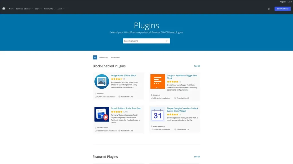 wordpress plugins